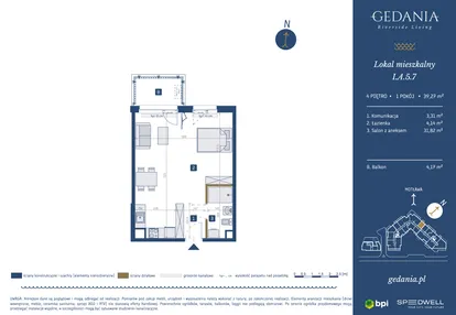 Mieszkanie w inwestycji: GEDANIA Riverside Living