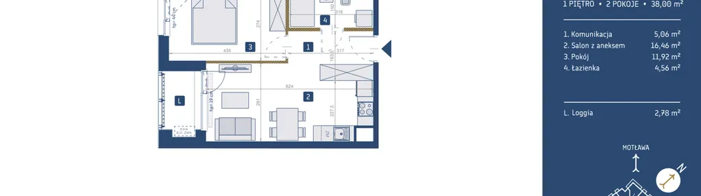 Mieszkanie w inwestycji: GEDANIA Riverside Living
