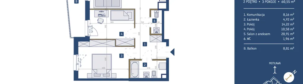 Mieszkanie w inwestycji: GEDANIA Riverside Living