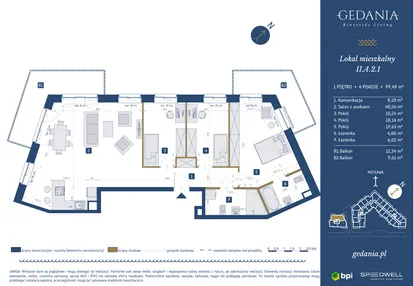 Mieszkanie w inwestycji: GEDANIA Riverside Living
