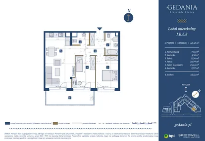 Mieszkanie w inwestycji: GEDANIA Riverside Living