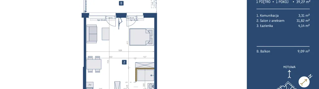 Mieszkanie w inwestycji: GEDANIA Riverside Living