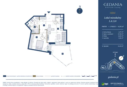 Mieszkanie w inwestycji: GEDANIA Riverside Living