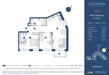 Mieszkanie w inwestycji: GEDANIA Riverside Living