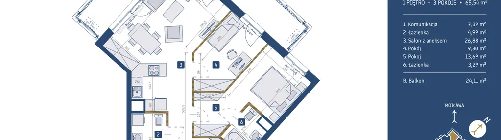Mieszkanie w inwestycji: GEDANIA Riverside Living