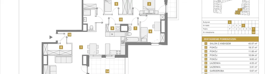 Mieszkanie w inwestycji: Apartamenty Metro Wilanowska