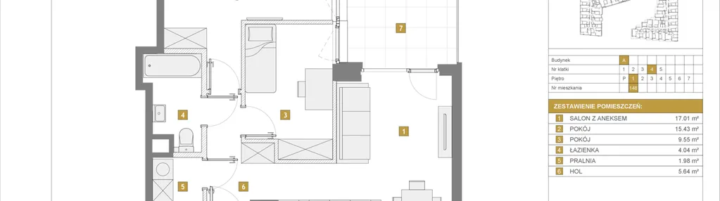 Mieszkanie w inwestycji: Apartamenty Metro Wilanowska