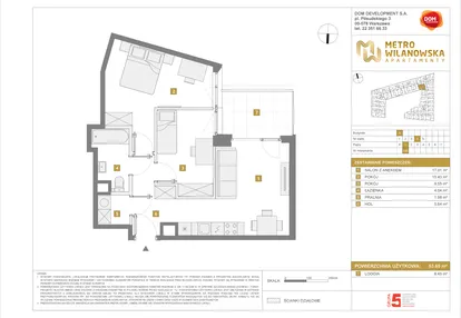 Mieszkanie w inwestycji: Apartamenty Metro Wilanowska