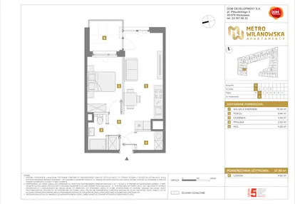 Mieszkanie w inwestycji: Apartamenty Metro Wilanowska