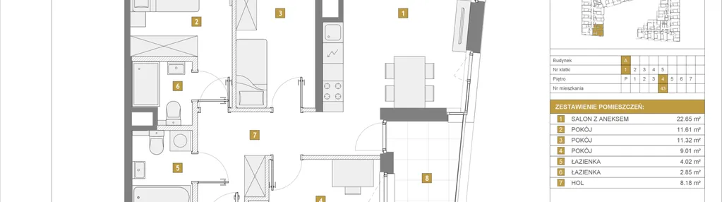 Mieszkanie w inwestycji: Apartamenty Metro Wilanowska
