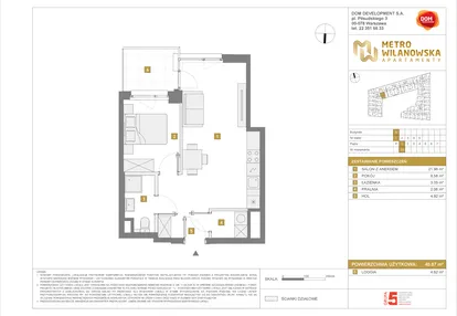 Mieszkanie w inwestycji: Apartamenty Metro Wilanowska