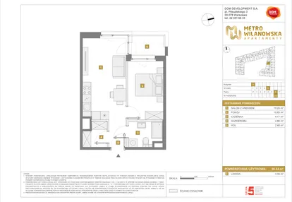 Mieszkanie w inwestycji: Apartamenty Metro Wilanowska