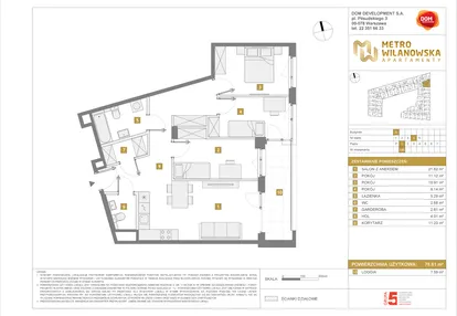 Mieszkanie w inwestycji: Apartamenty Metro Wilanowska