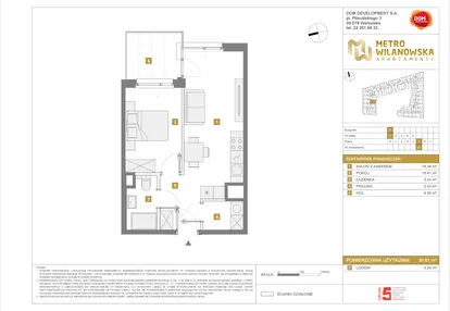 Mieszkanie w inwestycji: Apartamenty Metro Wilanowska