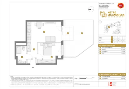 Mieszkanie w inwestycji: Apartamenty Metro Wilanowska