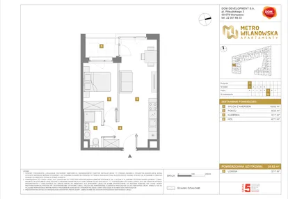 Mieszkanie w inwestycji: Apartamenty Metro Wilanowska