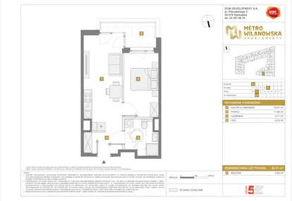 Mieszkanie w inwestycji: Apartamenty Metro Wilanowska