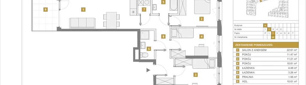 Mieszkanie w inwestycji: Apartamenty Metro Wilanowska