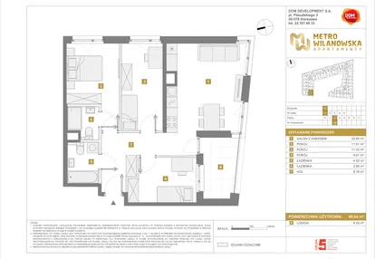 Mieszkanie w inwestycji: Apartamenty Metro Wilanowska