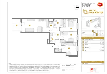 Mieszkanie w inwestycji: Apartamenty Metro Wilanowska