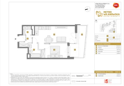Mieszkanie w inwestycji: Apartamenty Metro Wilanowska