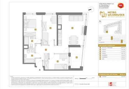 Mieszkanie w inwestycji: Apartamenty Metro Wilanowska