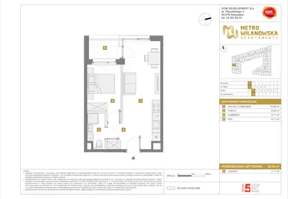 Mieszkanie w inwestycji: Apartamenty Metro Wilanowska