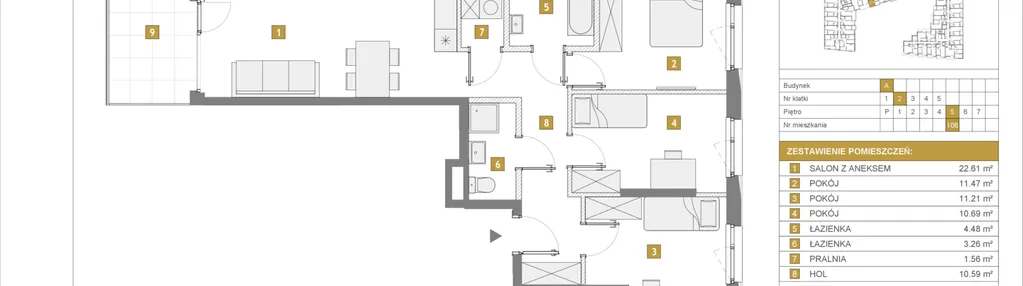 Mieszkanie w inwestycji: Apartamenty Metro Wilanowska