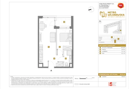 Mieszkanie w inwestycji: Apartamenty Metro Wilanowska