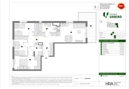 Mieszkanie w inwestycji: Osiedle Urbino etap 4.2