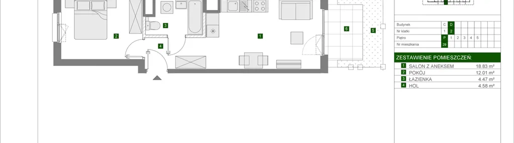 Mieszkanie w inwestycji: Osiedle Urbino etap 4.2