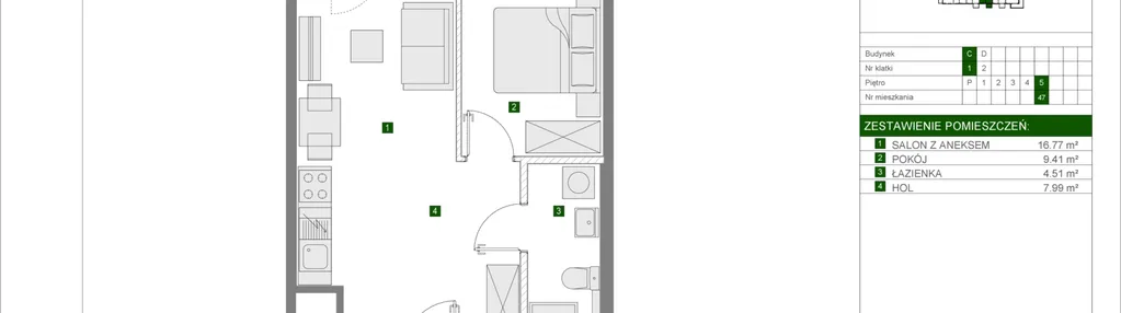 Mieszkanie w inwestycji: Osiedle Urbino etap 4.2