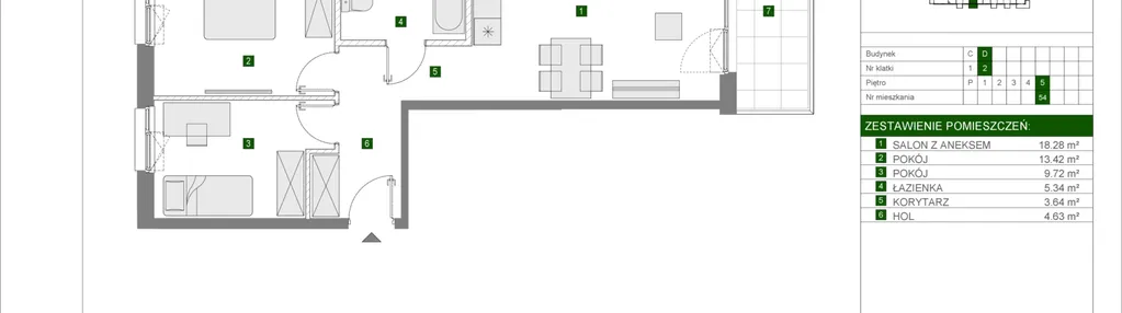 Mieszkanie w inwestycji: Osiedle Urbino etap 4.2
