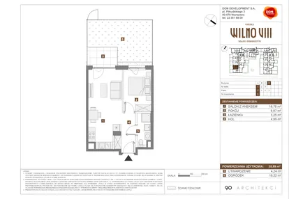 Mieszkanie w inwestycji: Osiedle Wilno VIII etap 1.2