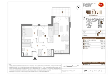 Mieszkanie w inwestycji: Osiedle Wilno VIII etap 1.2