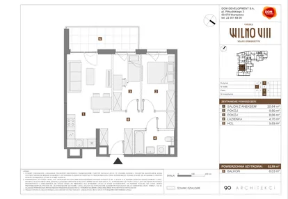 Mieszkanie w inwestycji: Osiedle Wilno VIII etap 1.2