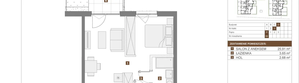 Mieszkanie w inwestycji: Osiedle Wilno VIII etap 1.2