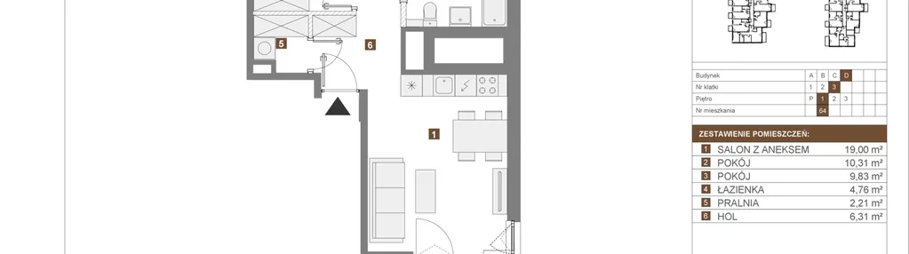 Mieszkanie w inwestycji: Osiedle Wilno VIII etap 1.2