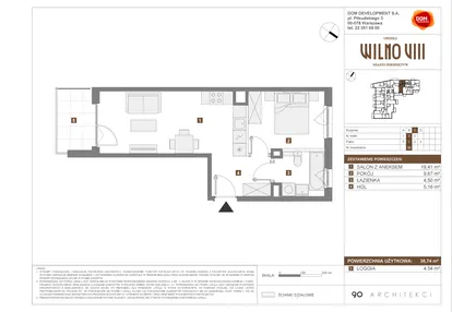 Mieszkanie w inwestycji: Osiedle Wilno VIII etap 1.2