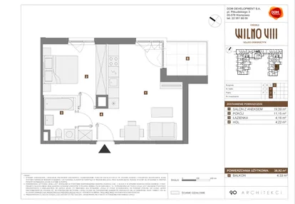 Mieszkanie w inwestycji: Osiedle Wilno VIII etap 1.2
