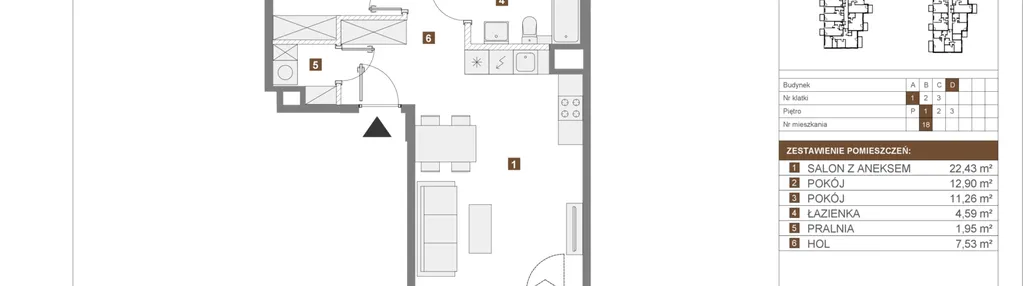 Mieszkanie w inwestycji: Osiedle Wilno VIII etap 1.2