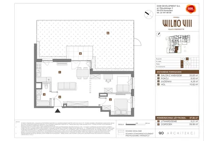 Mieszkanie w inwestycji: Osiedle Wilno VIII etap 1.2