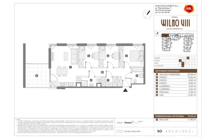 Mieszkanie w inwestycji: Osiedle Wilno VIII etap 1.2