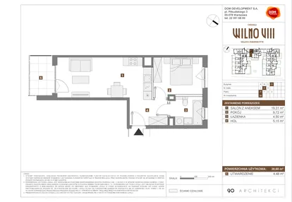 Mieszkanie w inwestycji: Osiedle Wilno VIII etap 1.2