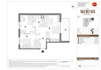 Mieszkanie w inwestycji: Osiedle Wilno VIII etap 1.2