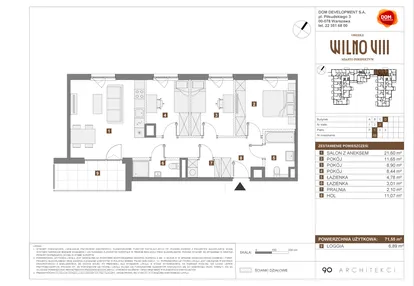 Mieszkanie w inwestycji: Osiedle Wilno VIII etap 1.2