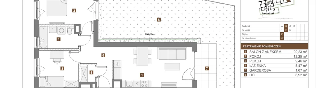 Mieszkanie w inwestycji: Osiedle Wilno VIII etap 1.2