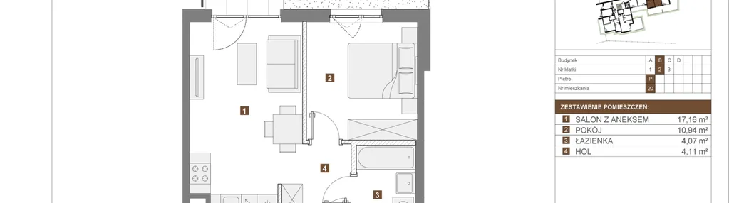 Mieszkanie w inwestycji: Osiedle Wilno VIII etap 1.2