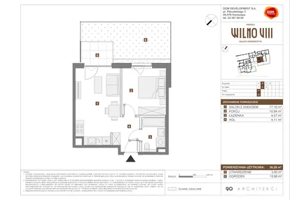 Mieszkanie w inwestycji: Osiedle Wilno VIII etap 1.2