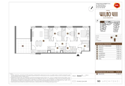 Mieszkanie w inwestycji: Osiedle Wilno VIII etap 1.2